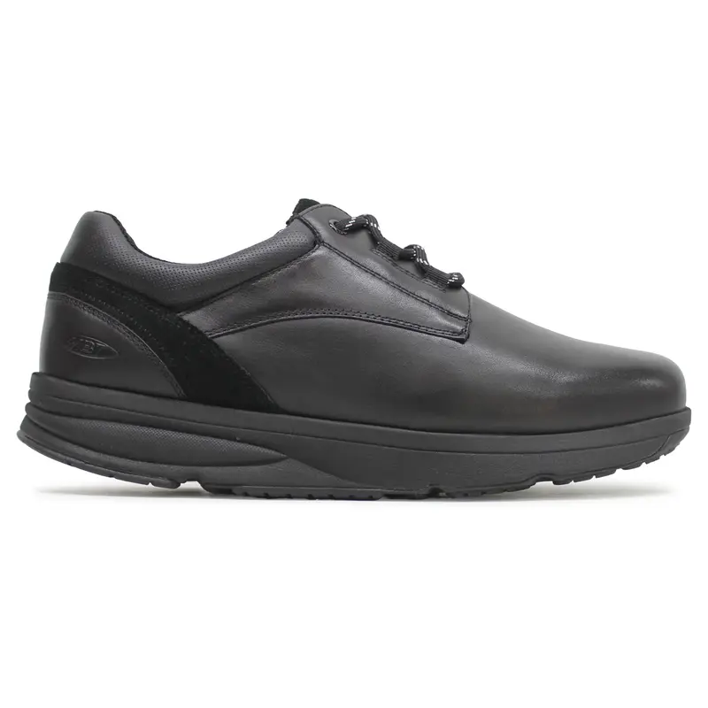 MBT Alban Leather Men's Comfort Shoes - Black - Size:US 8.5 Men