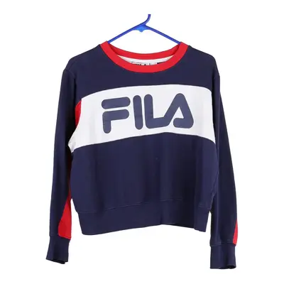 Age 12-14 Fila Sweatshirt - XL Navy Cotton