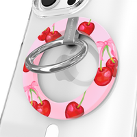 Velvet Caviar Sweet Cherry MagSafe Grip Ring - Secure Magnetic Phone Grip & Stand for iPhone
