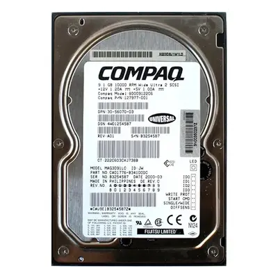 MAG3182LC-4 Fujitsu 18.2GB 10000RPM Ultra2 SCSI 80-Pin 2MB Cache 3.5-Inch Hard Drive