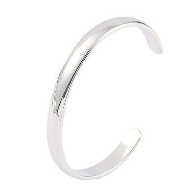 Non-Tarnish 304 Stainless Steel Open Cuff Plain Bangles