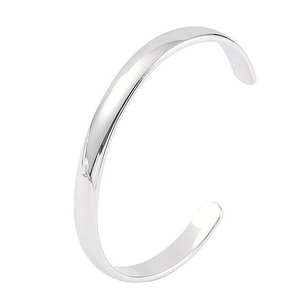 Non-Tarnish 304 Stainless Steel Open Cuff Plain Bangles