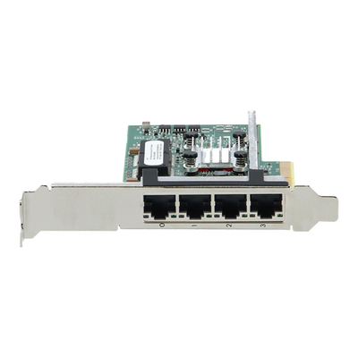 E61209-002 Intel PRO/1000 PT 4 x Ports 1Gb/s RJ-45 10/100/1000Base-T Gigabit Ethernet PCI Express x4 Low Profile Server Netwo...