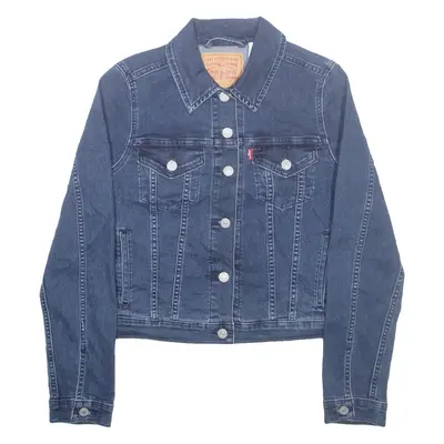 LEVI'S Womens Denim Jacket Blue S