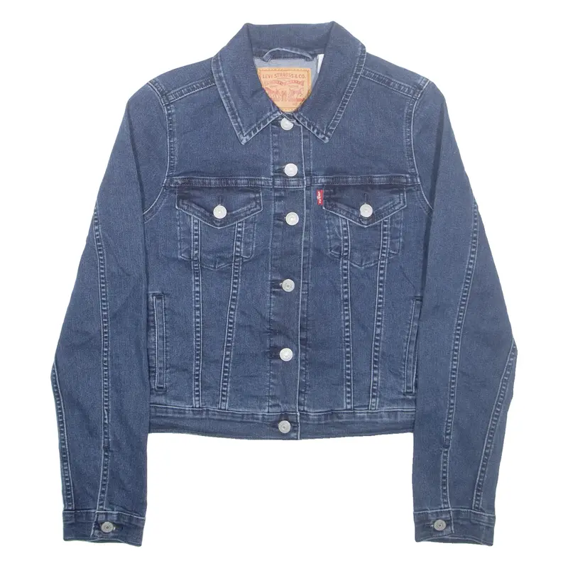 LEVI'S Womens Denim Jacket Blue S