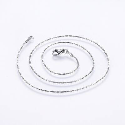 Non-Tarnish 304 Stainless Steel Boston Link Chain Necklaces
