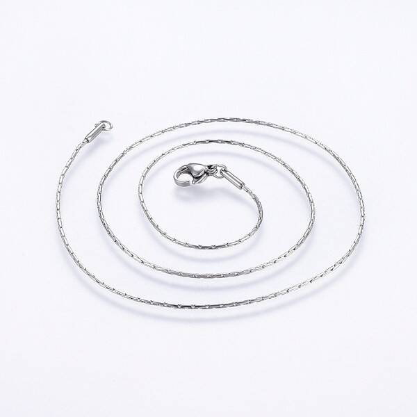 Non-Tarnish 304 Stainless Steel Boston Link Chain Necklaces