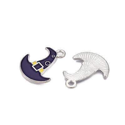 Halloween Theme Alloy Enamel Pendants