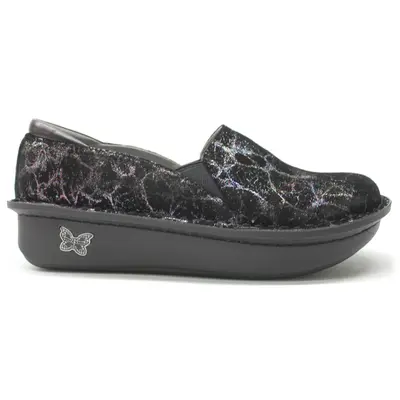 Alegria Debra Leather Women's Slip On Shoes - Depth Perception - Size:US 9 Women
