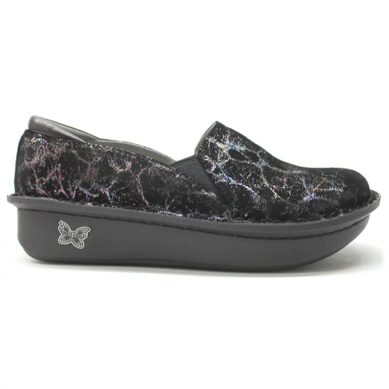 Alegria Debra Leather Women's Slip On Shoes - Depth Perception - Size:US 9 Women