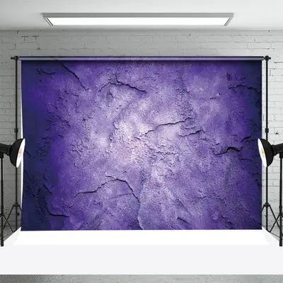 Purple White Rock Texture Photography Cloth Backdrop - Aperturee