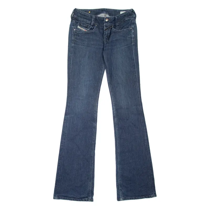 DIESEL Louvely Womens Jeans Blue Slim Bootcut W28 L34