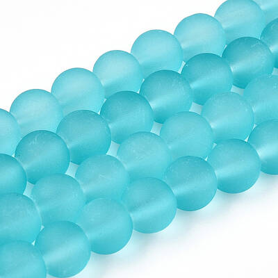 Transparent Glass Bead Strands