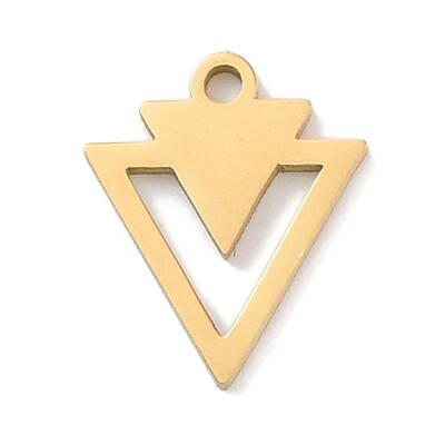 Golden Plated 304 Stainless Steel Charms
