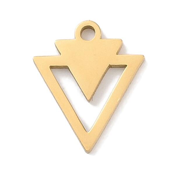 Golden Plated 304 Stainless Steel Charms