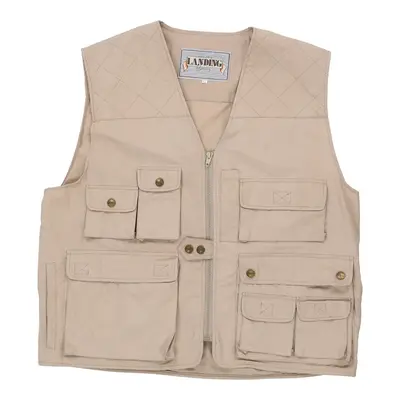 Landing Cargo Gilet - XL Beige Cotton