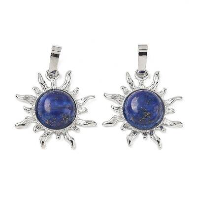Natural Dyed Lapis Lazuli Pendants