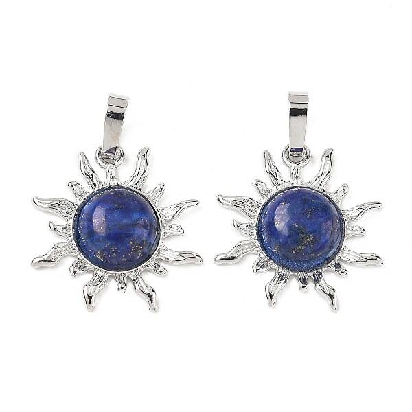Natural Dyed Lapis Lazuli Pendants