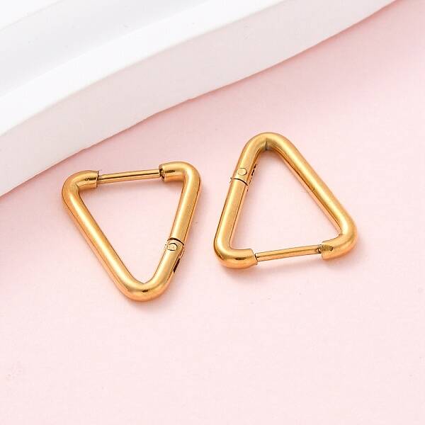 201 Stainless Steel Hoop Earrings