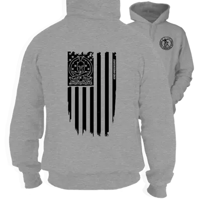 Molon Labe Ghost Flag - Hi-Vis Hoodie