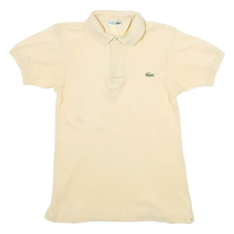 LACOSTE Mens Polo Shirt Yellow S