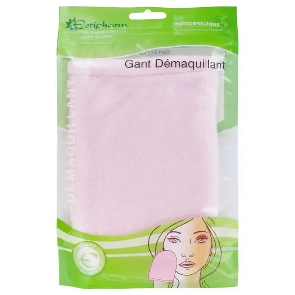 Estipharm Soft make-up removing glove, washable and reusable