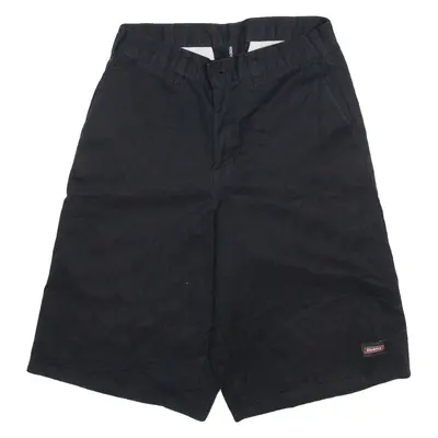 DICKIES Mens Workwear Shorts Black S W28