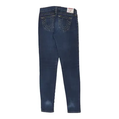 Casey Made in USA True Religion Skinny Jeans - 30W UK 8 Blue Cotton