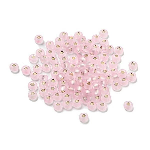 Frosted Silver Lined Glass Seed Beads