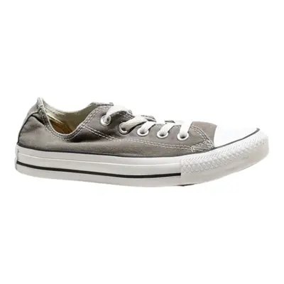CONVERSE Low Top Trainers Grey Cotton Womens UK 4