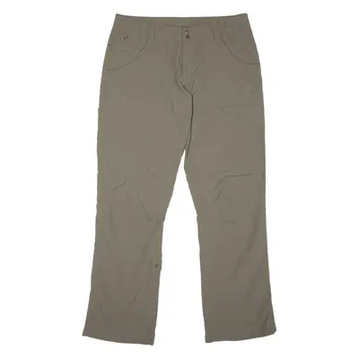 THE NORTH FACE Outdoor Trousers Brown Regular Straight Nylon Womens W32 L31