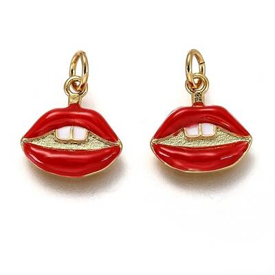 Brass Enamel Charms