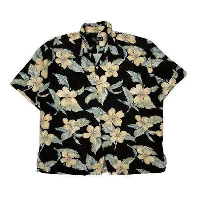 Tori Richard Hawaiian Shirt - 2XL Black Cotton