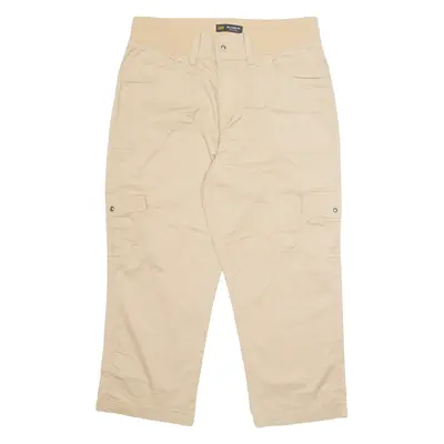 LEE Chino Cargo Mens Trousers Beige Relaxed Straight W30 L23