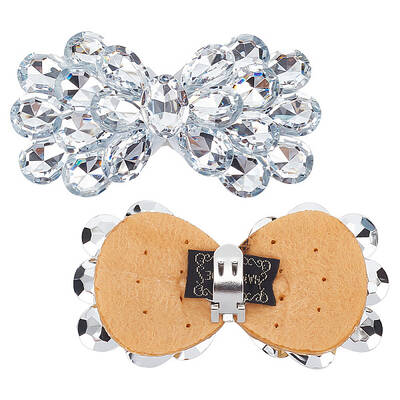 2Pcs Alloy Rhinestone Shoe Decorations
