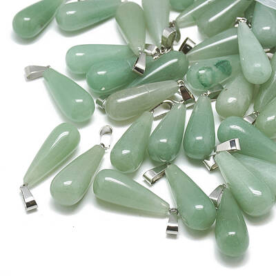 Natural Green Aventurine Pendants