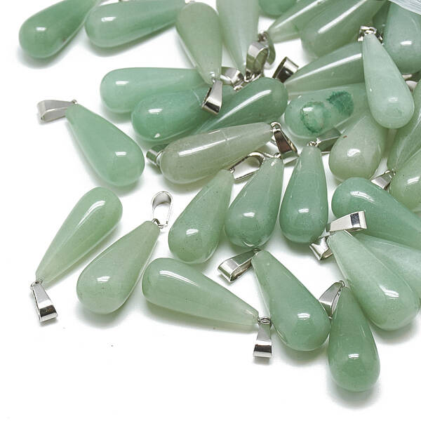Natural Green Aventurine Pendants