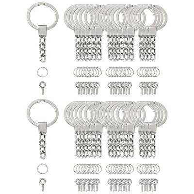 10Pcs Iron Split Key Rings