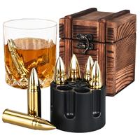 Fathers Day Anniversary Birthday Gifts, Whiskey Stones Set for Men, Utensils Gifts for Him Boyfriend, Reusable Ice Cubes Trad...