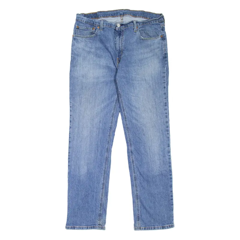 LEVI'S 541 Jeans Mens Blue Athletic Tapered Stone Wash W36 L32