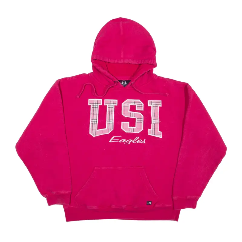 J AMERICA USI Eagles USA Hoodie Pink Pullover Womens S