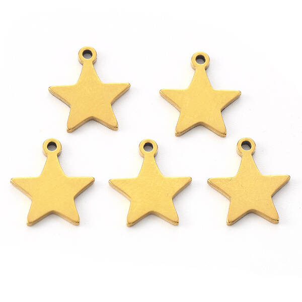 PVD Vacuum Plating 304 Stainless Steel Charms