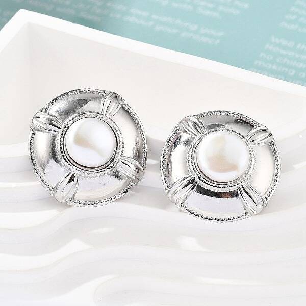 304 Stainless Steel Stud Earrings