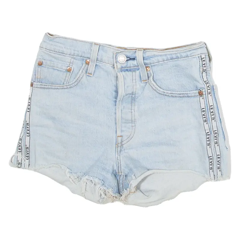 LEVI'S 501 Womens Denim Shorts Blue XXS W24