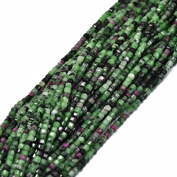 Natural Ruby in Zoisite Beads Strands