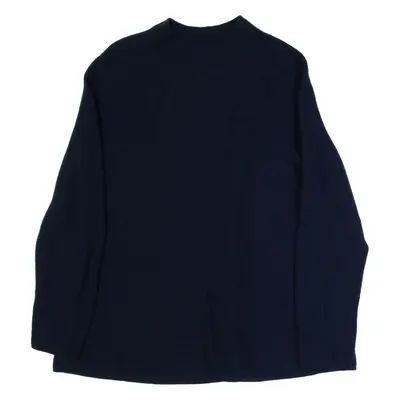 JIGSAW Womens Jumper Blue Tight Knit Wool M