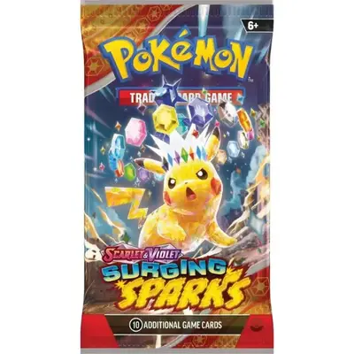 Pokemon Trading Card Game Surging Sparks Booster Pack - Available Sealed or in Livestream