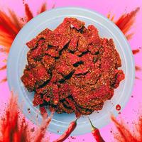 Watermelon Sour Belts Chamoy 4oz Jar Spicy Candy Snack mexican candy | Chamoy Calavera sour strip sweet
