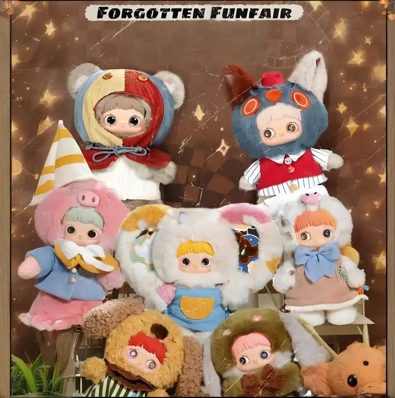 [400% Size] MayMei Fogotten Funfair Collection Plush Blind Box – Petrified Magic Plush Figure, Mystery Box Collectible Toy,...