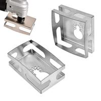 Stainless Steel Square Groove Knife, Drywall Oscillating Knife Hardware for Outlet Box, Electrical Box Drywall Oscillating Kn...